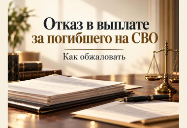 Отказ  в выплате за погибшего на СВО: что делать и как обжаловать