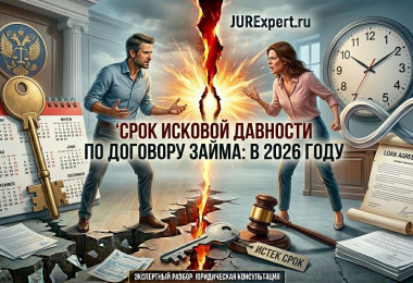Срок исковой давности по договору займа: в 2026 году