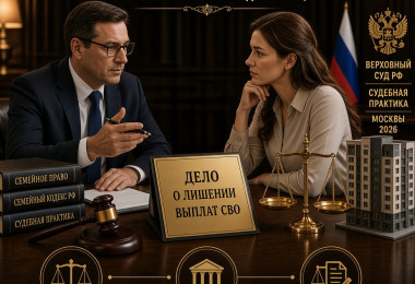 Лишение родителя выплат СВО и мер социальной поддержки: практика судов и адвоката московского региона Верховного Суда РФ в 2026 году