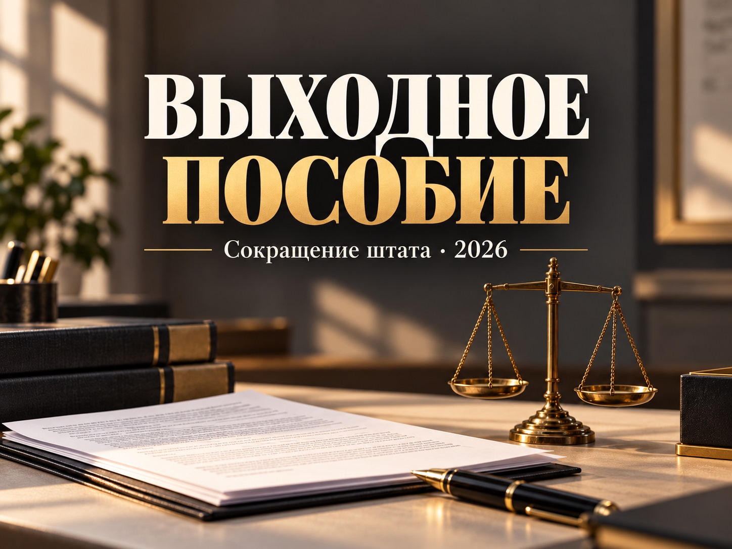 Выплата выходного пособия при сокращении штата